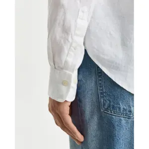 Camisa de lino de manga larga Gant image-3