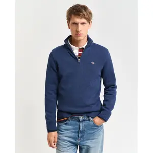 Pull à col montant demi-zip Gant Casual image-3