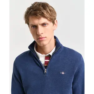 Pull à col montant demi-zip Gant Casual image-5