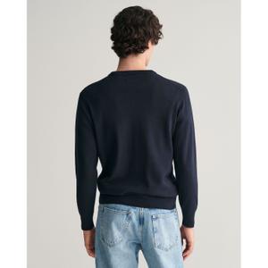 Cotton sweater round neck Gant Classic image-2