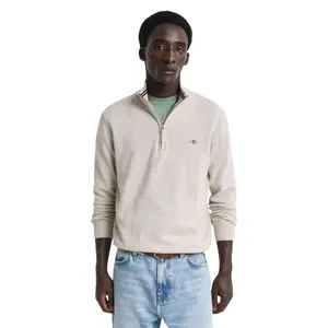 Katoenen 1/2 zip pull Gant Classic image-1