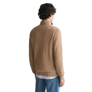 Pull aus Baumwolle mit 1/2-Reißverschluss Gant Pique image-2