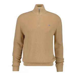Sweatshirt med halv lynlås Gant Marino Ribbed