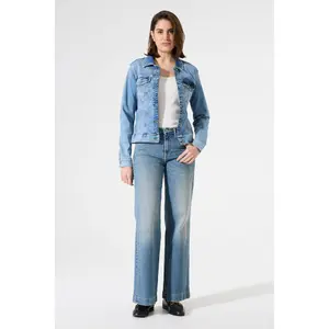 Women's Slim Denim Jacket Garcia Sofia image-4