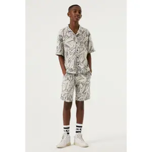 Bermuda em jacquard com estampado infantil Garcia image-2