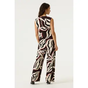 Jacquard Trousers Women Garcia image-1