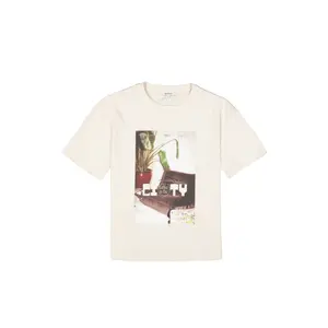 Women's printed T-shirt Garcia Relaxed Fit image-3