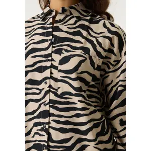 Printed Long Sleeve Blouse Women Garcia image-4