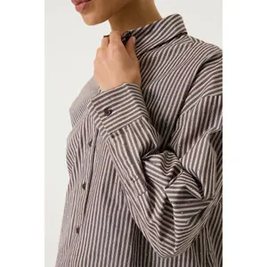 Striped Long Sleeve Blouse Women Garcia image-4