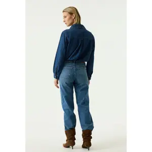 Women's Long Sleeve Denim Shirt Garcia image-1