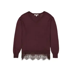 V-neck Lace Pullover Women's Garcia image-3