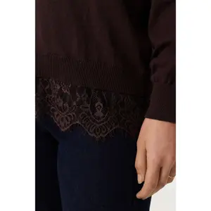 V-neck Lace Pullover Women's Garcia image-4