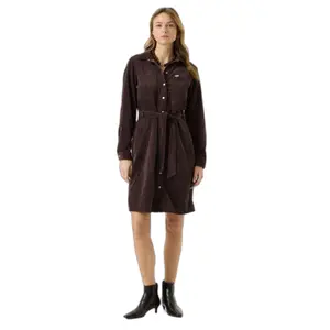 Velvet shirt dress for women Garcia image-0