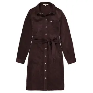 Velvet shirt dress for women Garcia image-3