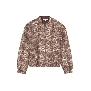 Jacquard Print Bomber Jacket for Women Garcia image-3