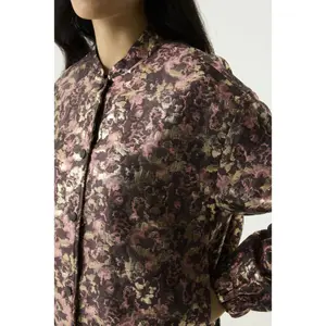 Jacquard Print Bomber Jacket for Women Garcia image-4