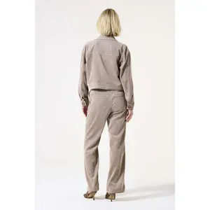 Corduroy long-sleeve overshirt for women Garcia image-1