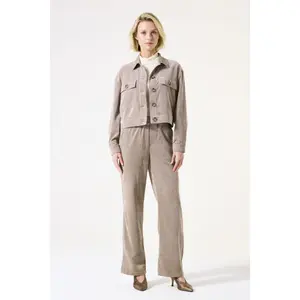 Corduroy long-sleeve overshirt for women Garcia image-2