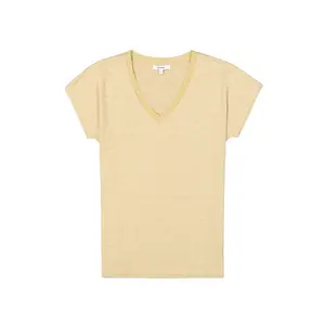 T-shirt con paillettes col V donna Garcia