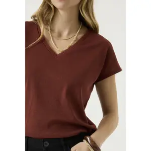 Women's Glitter T-Shirt Garcia image-4