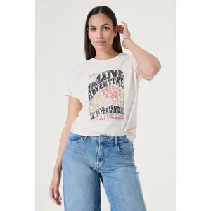 Women's cotton T-shirt Garcia image-1