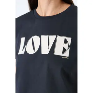 Women's printed T-shirt Garcia image-4