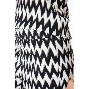 Women's Printed Wide Leg Trousers Garcia image-4