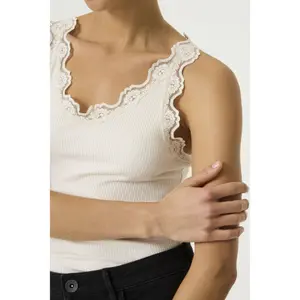 Lace Trim Vest Top for Women Garcia image-4