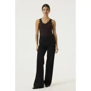 Lace Trim Vest Top for Women Garcia image-2