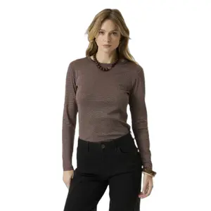 Women's Long Sleeve Sequined T-Shirt Garcia image-0