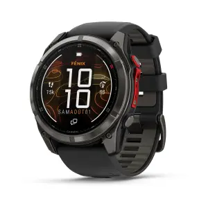 Έξυπνο ρολόι με βραχιολάκι σιλικόνης Garmin Fēnix® 8 Pro - 51 mm, MicroLED image-0