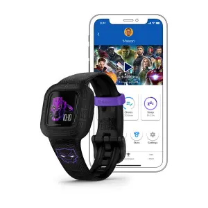 Smart Watch Special Edition Garmin Vívofit. 3 - Marvel Black Panther image-0
