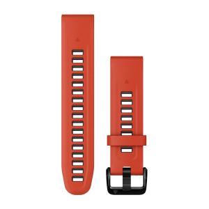 010-13279-04-silicone-watchband-garmin-quickfitr-flame-red-graphite-20-mm