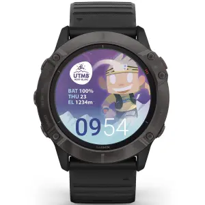 Aangesloten horloge Garmin Fenix 6X pro solar UTMB bundle image-1