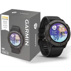 Aangesloten horloge Garmin Fenix 6X pro solar UTMB bundle image-2