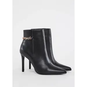Leather Ankle Boots with Chains Women Gaudì image-3