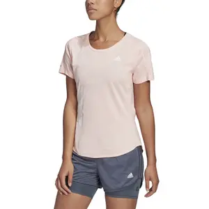 Camiseta de mujer adidas Run It 3-Stripes Fast image-3