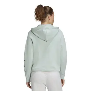 Damen-Kapuzenpulli adidas Stacked Logo Fleece image-4