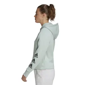 Damen-Kapuzenpulli adidas Stacked Logo Fleece image-6