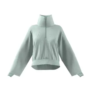 Damen-Sweatshirt adidas Aeroeady Logo Jacquard Half-Zip image-0
