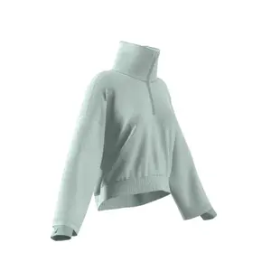 Damen-Sweatshirt adidas Aeroeady Logo Jacquard Half-Zip image-1
