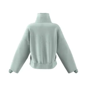 Damen-Sweatshirt adidas Aeroeady Logo Jacquard Half-Zip image-3