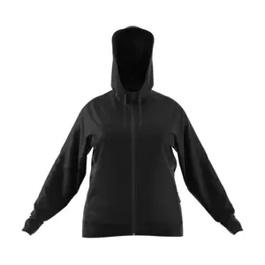 Huvtröja för kvinnor adidas Aeroeady Jacquard Full-Zip Logo (Plus Size) image-0