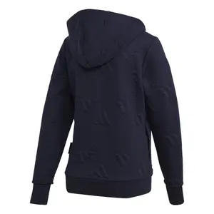 Huvtröja för kvinnor adidas Aeroeady Jacquard Full-Zip Logo image-1