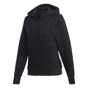 Capuchon voor vrouwen adidas Aeroeady Jacquard Full-Zip Logo image-0