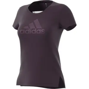 Camiseta de mujer adidas Glam On Badge of Sport Logo image-3
