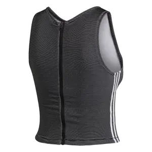 Camiseta de tirantes para mujer adidas Zippable Ribbed image-1