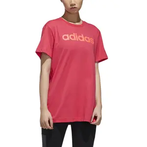 Camiseta de mujer adidas Essentials Linear Loose image-3