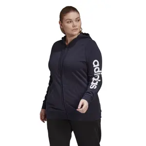 Camiseta mujer adidas Essentials Hooded Track(Plus Size) image-2