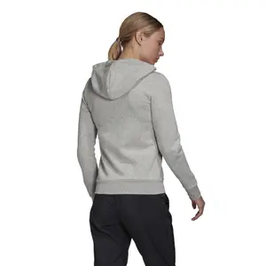 Huvtröja för kvinnor adidas Essentials Linear Fleece image-5
